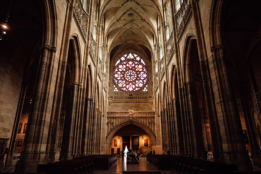 Intérieur cathédrale Saint-Guy - Château de Prague