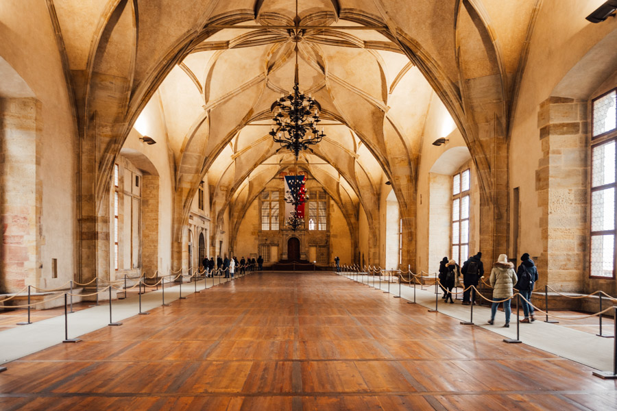 Salle Vladislav - Château de Prague